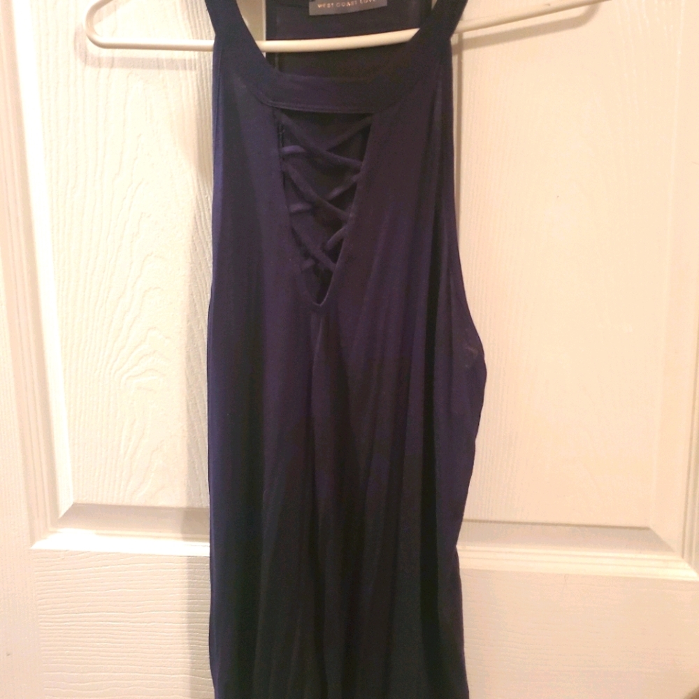 Criss-cross front top